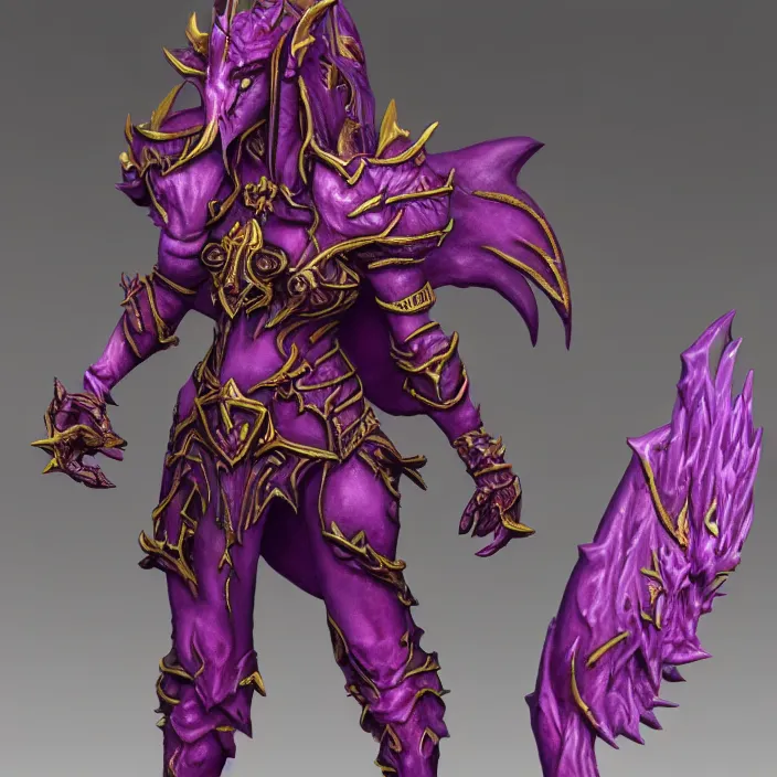 Image similar to onyxia, an world of warcraft portrait of onyxia, figurine, detailed