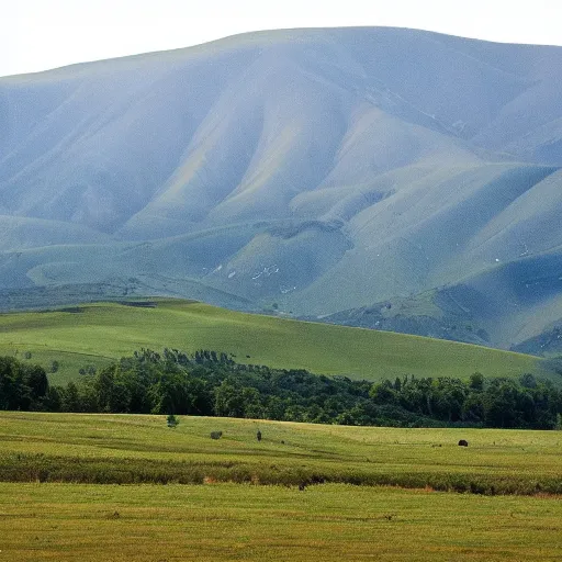 Image similar to typical landscape of the Chechen republic