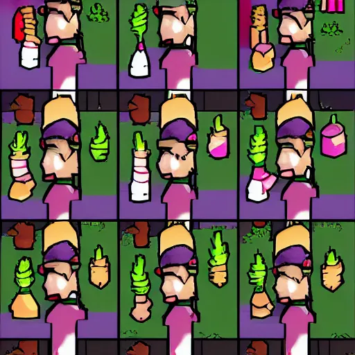 Prompt: sprite sheet