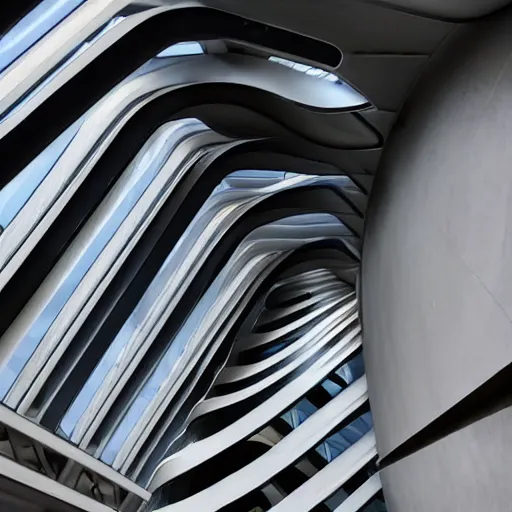 Image similar to if zaha hadid designed an eye