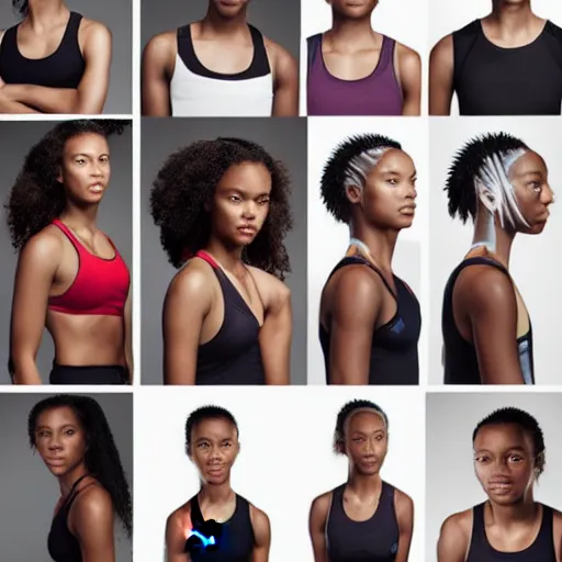Image similar to Nike model head shots