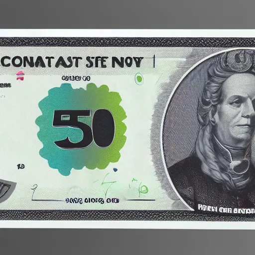 Image similar to concept design £ 5 0 note for the year 2 0 3 3