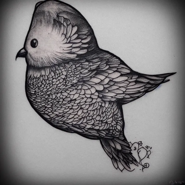 Pigeon Tattoo | Wake up Tattoo Phuket | Tattoo Patong