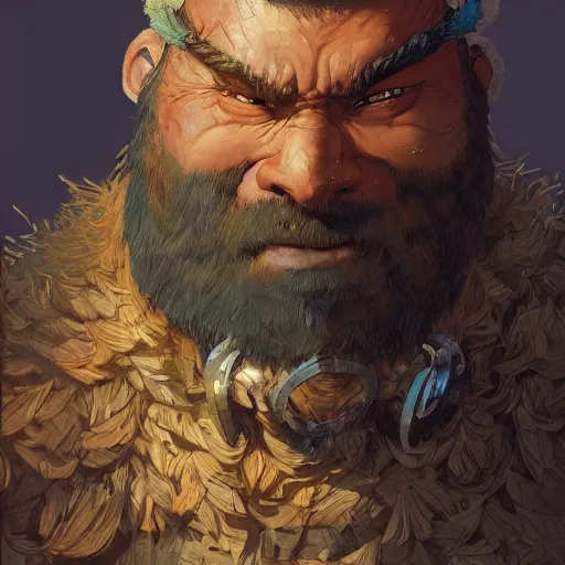 Prompt: a detailed portrait of a barbarian, by victo ngai and justin gerard, digital art, realistic painting, very detailed, fantasy, dnd, character design, trending on artstation