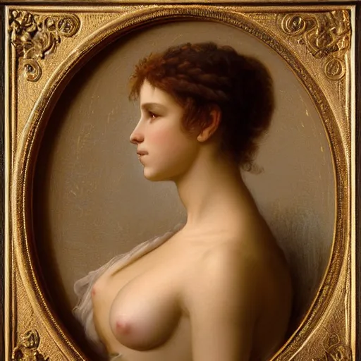 Image similar to portrait of face spandex, by Guillaume Seignac