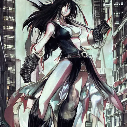 Image similar to tifa lockheart by masamune shirow