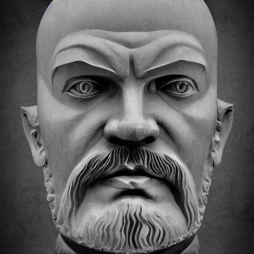 Image similar to lenin, cgi, fantasy, symmetry