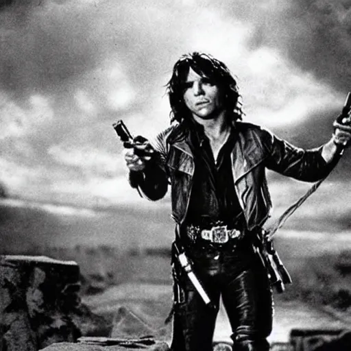 Image similar to jim morrison as snake plisskin