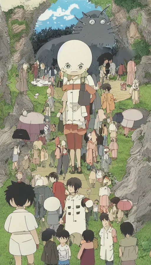 Image similar to The end of an organism, by Studio Ghibli