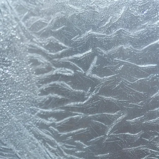 Image similar to a beautiful closeup photo of a frost patterns on a window as a painting of a sheep, hyper realistic, hyper detailed, octane render, raytracing, frost on a window