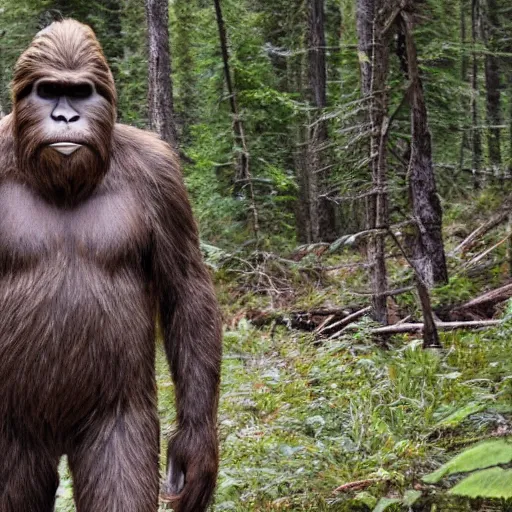 Image similar to bigfoot hunting humans