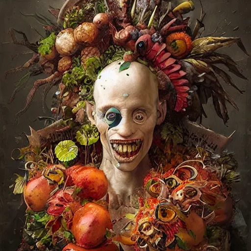 Image similar to masterpiece by arcimboldo, greg rutkowski