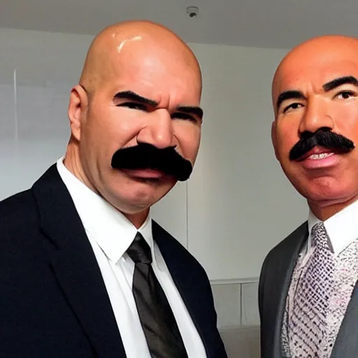 Image similar to white steve harvey meeting japanese steve harvey, inside steve harvey mustache