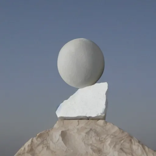Prompt: a godness holds a moon, sculpture, hyperrealistic.