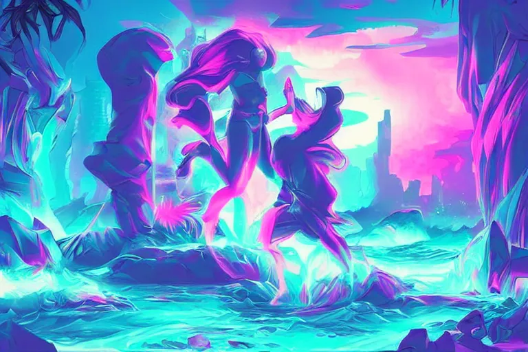 Image similar to gemstone, epic retrowave art trending on art station