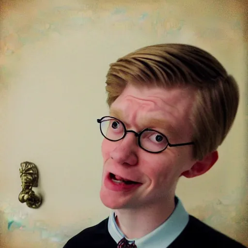 Image similar to Hank Green as Harry Potter