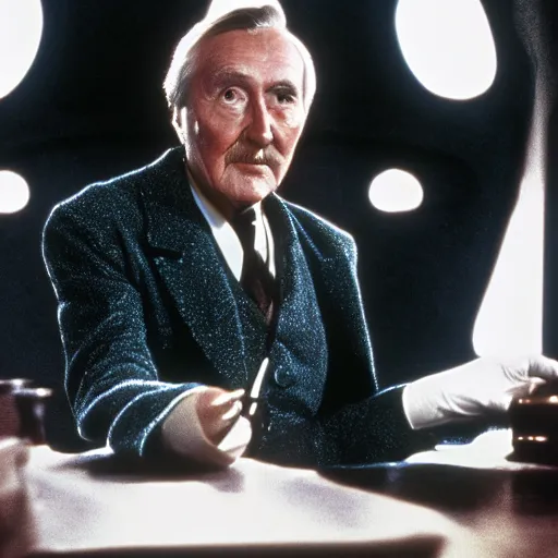 Image similar to Robert Hardy as Count Dooku in Star Wars