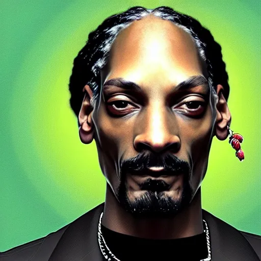 Image similar to Perfectly-centered portrait-photograph of Snoop Dogg with marijuana , lifelike, super highly detailed, professional digital painting, artstation, concept art, smooth, sharp focus, extreme illustration, Unreal Engine 5, Photorealism, HD quality, 8k resolution, cinema 4d, 3D, beautiful, cinematic, art by artgerm and greg rutkowski and alphonse mucha and loish and WLOP