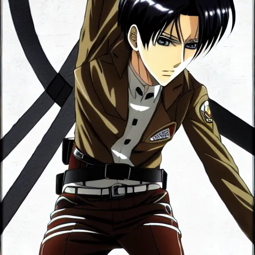 Levi Ackerman, 4k wallpaper, handsome face, HD anime, | Stable Diffusion