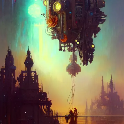 Image similar to a highly detailed digital image of an imagination machine, concept art, artstation, cgsociety, very detailed, intricate, detailed illustration, by greg rutkowski and alphonse mucha, Paul Lehr and Beeple, iridescent accents, ray tracing, product lighting, sharp, smooth, masterpiece