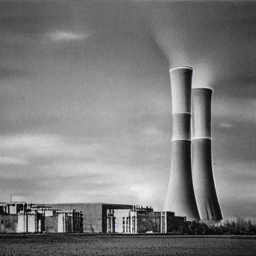 Image similar to A Masterpiece Landscape of a broken down nuclear power station, Nuclear blast imminent, nuclear reactor going critical, Graphic Novel, Pastel Art, Filmic, TriX 400 TX, Electron Microscope, 3D, Beyond Dimensiona, 4k HD, Geometric, Isohedral, Essence, Powerful, Phosphor Display, Multiscopy, DeNoise, insanely detailed and intricate, hypermaximalist, elegant, ornate, hyper realistic, super detailed. Depth Of Field, Steampunk color scheme. Artstation by Hayao Myazaki