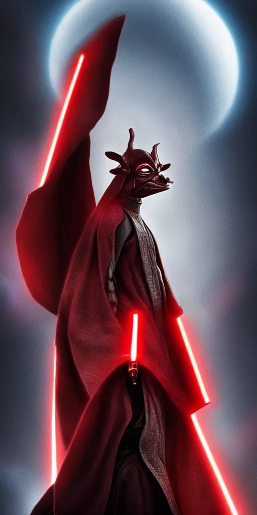 Image similar to darth jar jar binks, 4 k