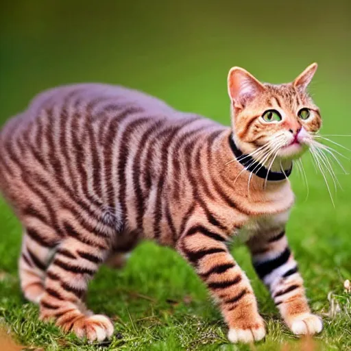 Prompt: First human cat hybrid, circa 2020, photography from nature magazine