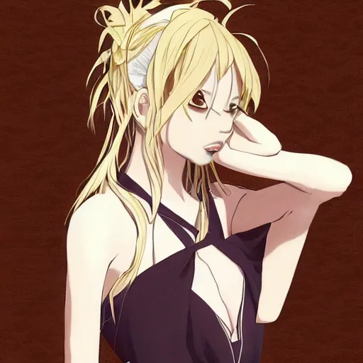 Image similar to portrait of dancer coping with mental illness, anime fantasy illustration by tomoyuki yamasaki, kyoto studio, madhouse, ufotable, trending on artstation