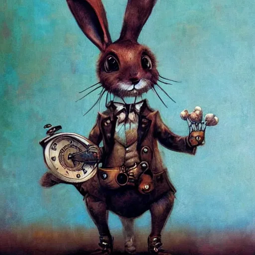 Image similar to steampunk rabbit by esao andrews