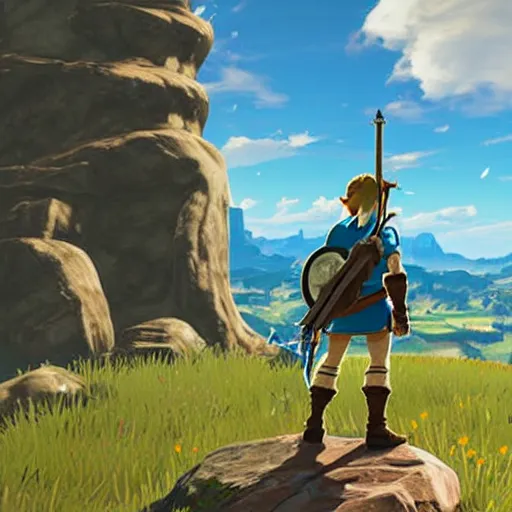 Image similar to breath of the wild 2 leaked screenshots