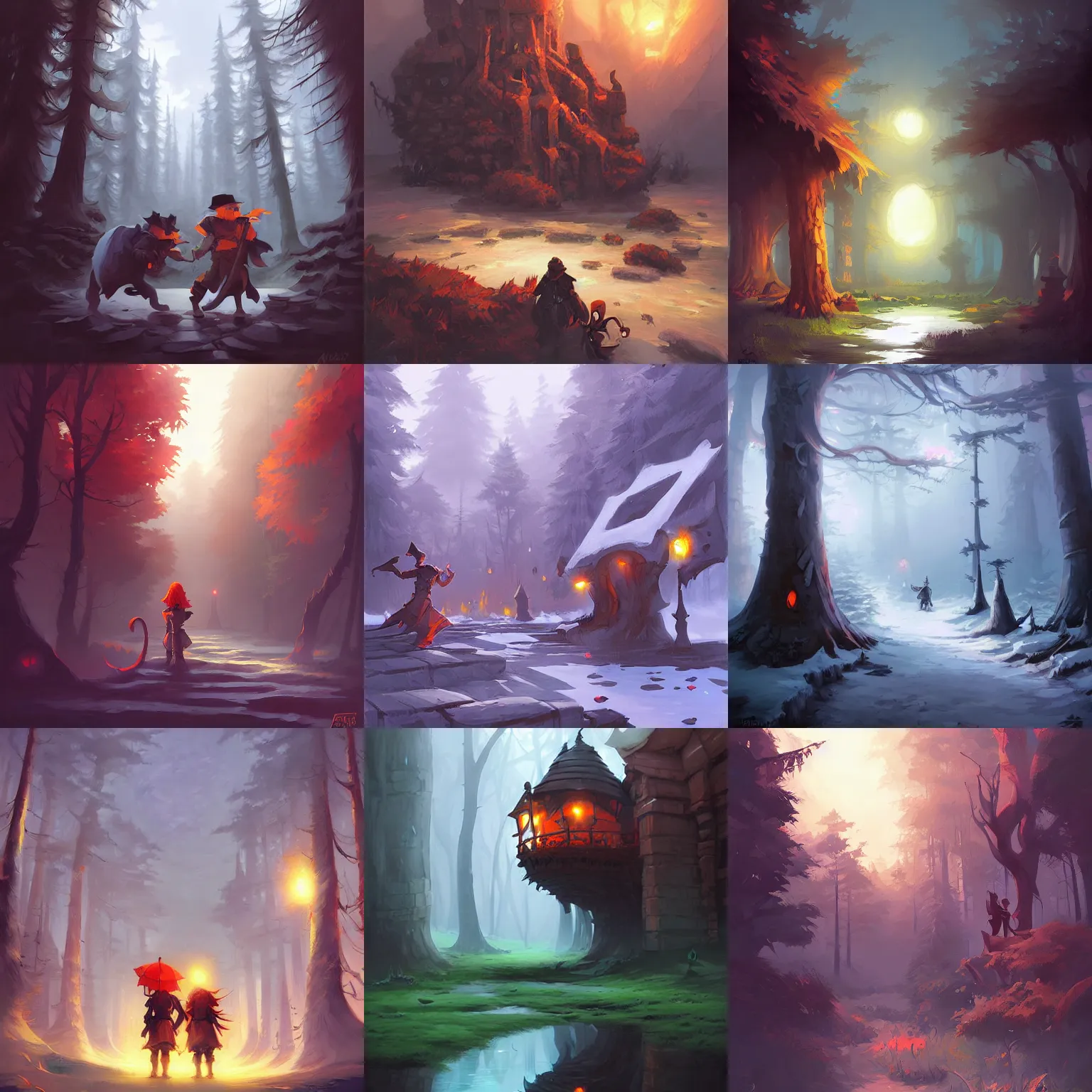 Prompt: artwork by andreas rocha