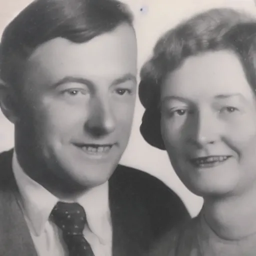 Prompt: photo of elsie shrigley and donald watson