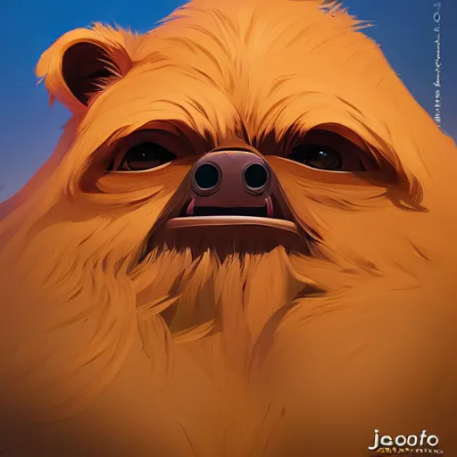 Image similar to face icon stylized minimalist ewoks, loftis, cory behance hd by jesper ejsing, by rhads, makoto shinkai and lois van baarle, ilya kuvshinov, rossdraws global illumination