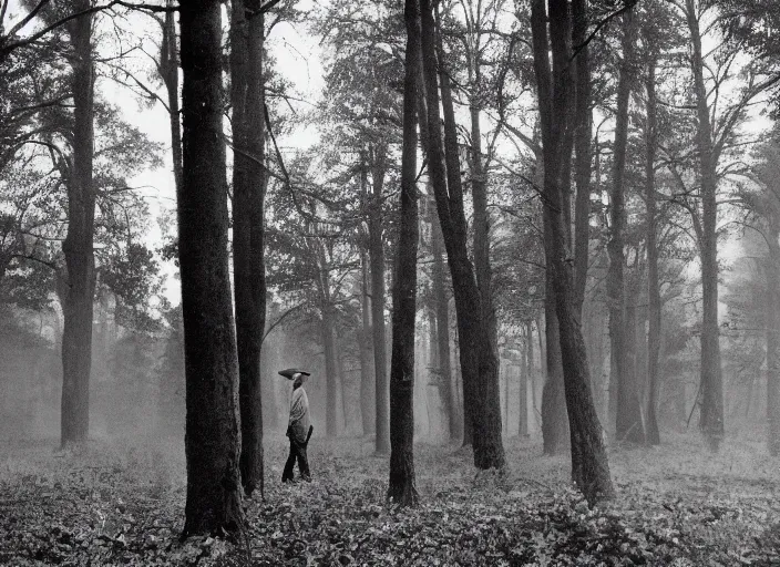 sinister black and white old photography of a tall man | Stable Diffusion