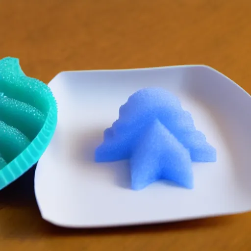 Image similar to delicious 3d printed candy sugars making fractal patterns out of printed sugar