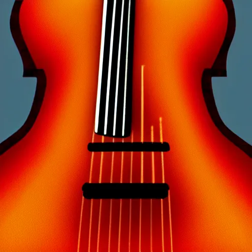 Image similar to guitar in cello shape