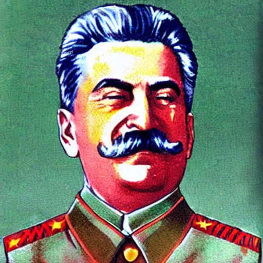 Image similar to stalin in arabic clothes