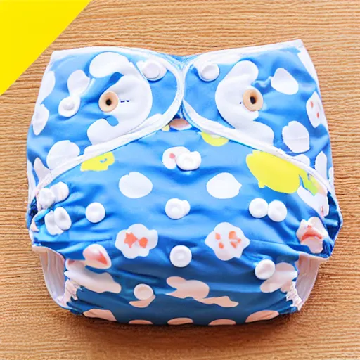 Image similar to kawaii babyish disposable diaper