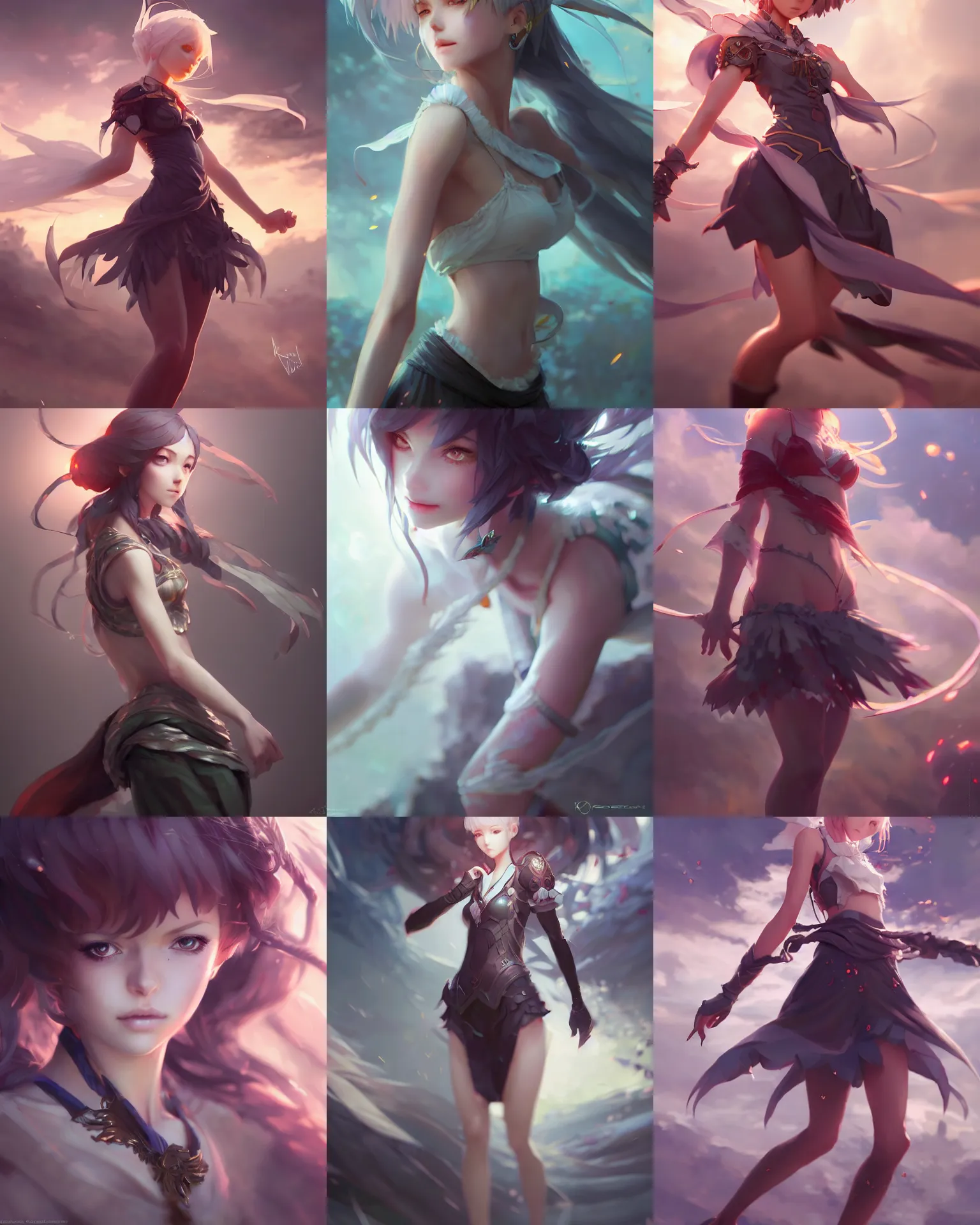 Prompt: a ( girl as personification of amd ), digital art by krenz cushart, laurie greasly, wlop, artgerm, intricate, ( highly detailed figure ), sharp focus, smooth, epic composition, joyful, unreal engine