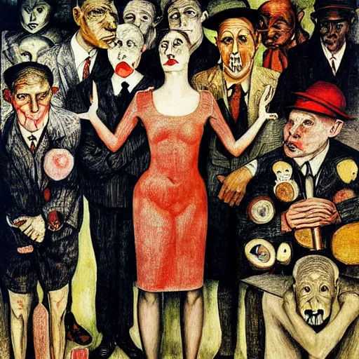 Image similar to diversity equity and inclusion by otto dix, hyperrealistic, masterpiece, aesthetic