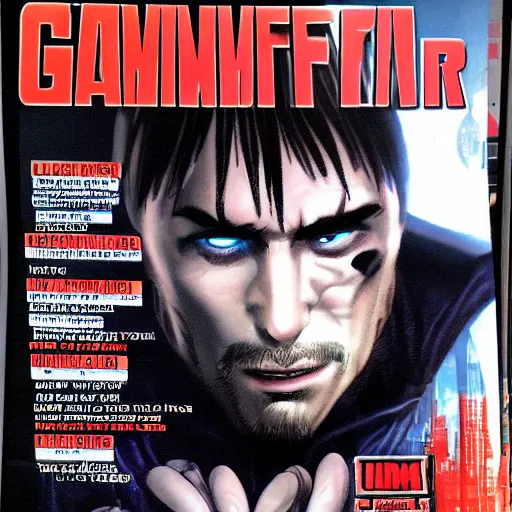 Prompt: “ a scan of the cover of a game informer magazine circa 2 0 0 6 ”