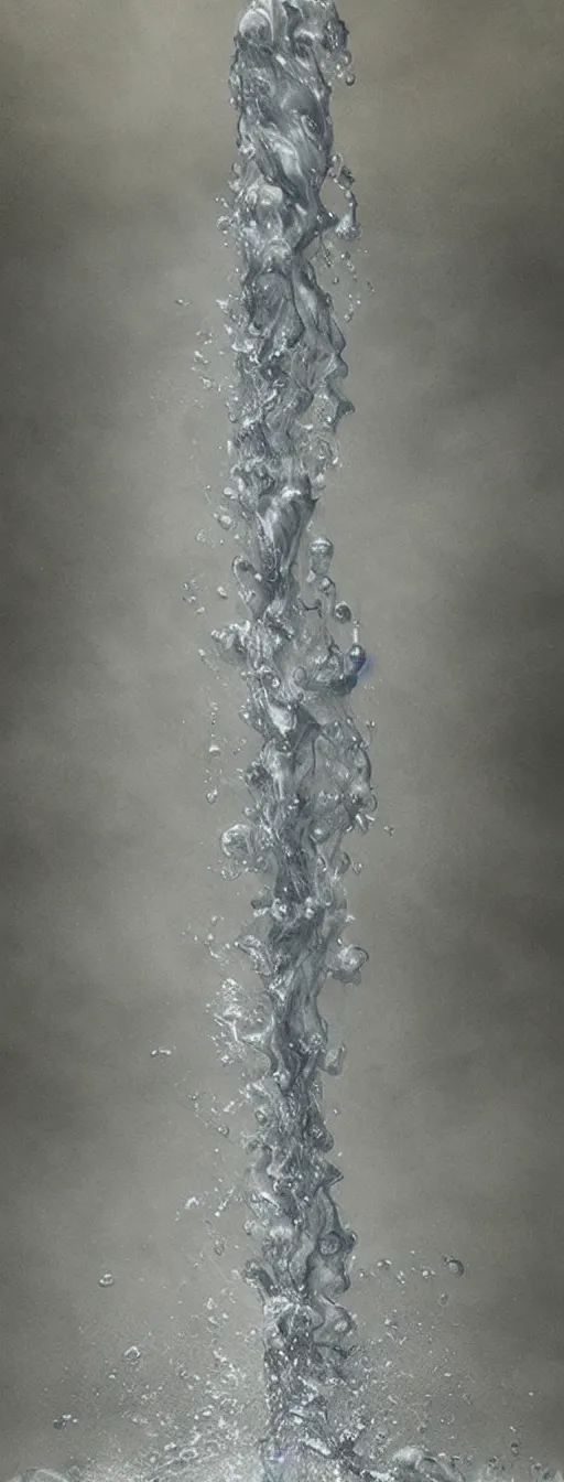 Image similar to water tornado, photorealistic, highly detailed, sharp focus