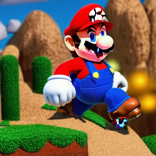 Prompt: super mario as dwayne johnson, highly detailed, extremely high quality, hd, 4 k, 8 k, canon 3 0 0 mm, professional photographer, 4 0 mp, lifelike, top - rated, award winning, realistic, detailed lighting, detailed shadows, sharp, no blur, edited, corrected, trending