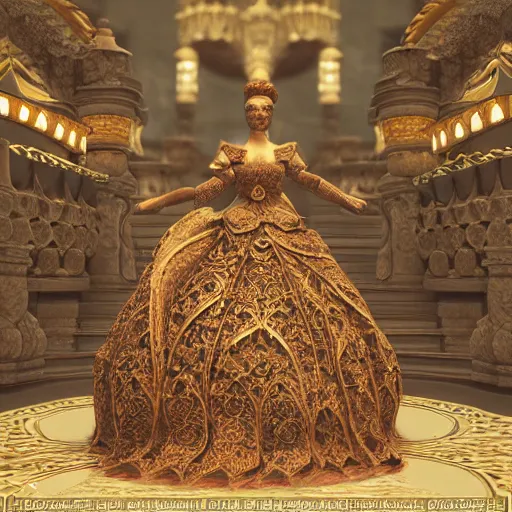 Image similar to princess, ornate intricate detailed octane render