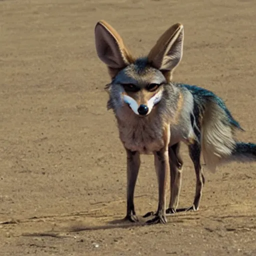 Image similar to a cartoon jackal