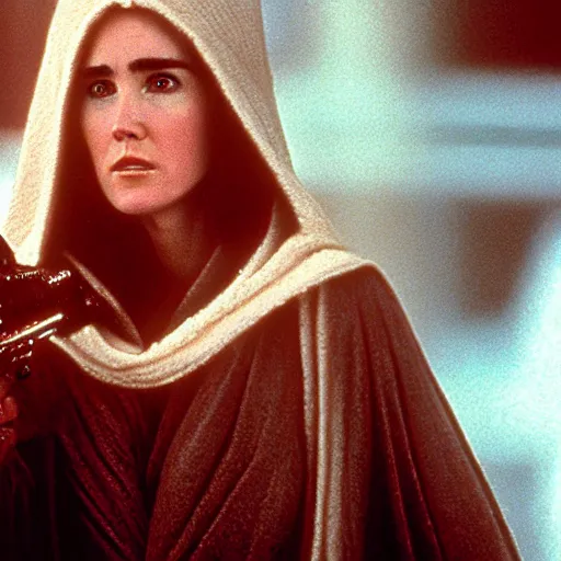 Image similar to a still of jennifer connelly in the empire strikes back (1980)