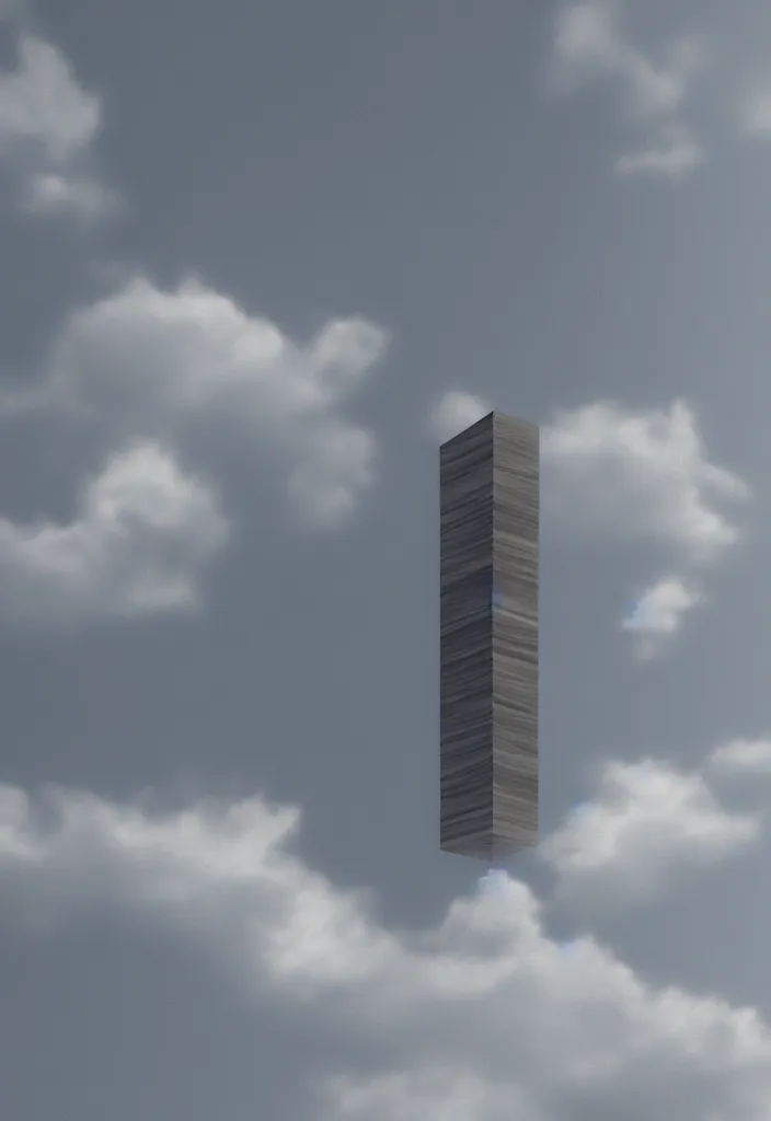 Prompt: tower in the clouds by tadao ando, minimalism, photorealistic, digital art, 4k, trending on artstation, highly detailed