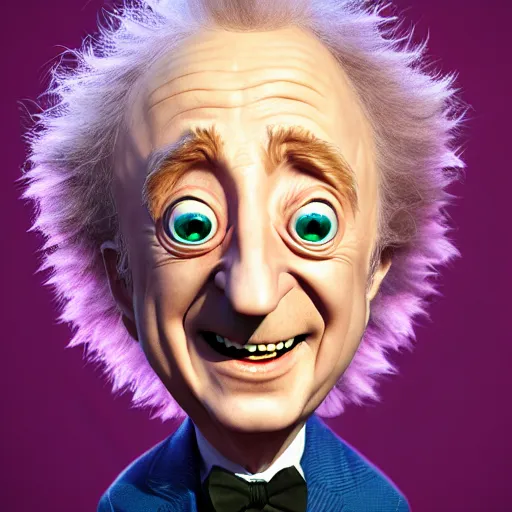 Image similar to an epic chibi comic book style portrait painting of gene wilder, character design by mark ryden and pixar and hayao miyazaki, unreal 5, daz, hyperrealistic, octane render, cosplay, dynamic lighting, intricate detail, cinematic