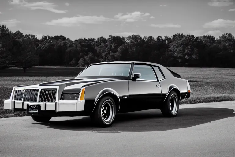 Prompt: 1975 Buick Grand National GNX, XF IQ4, 150MP, 50mm, F1.4, ISO 200, 1/160s, natural light, Adobe Photoshop, Adobe Lightroom, photolab, Affinity Photo, PhotoDirector 365