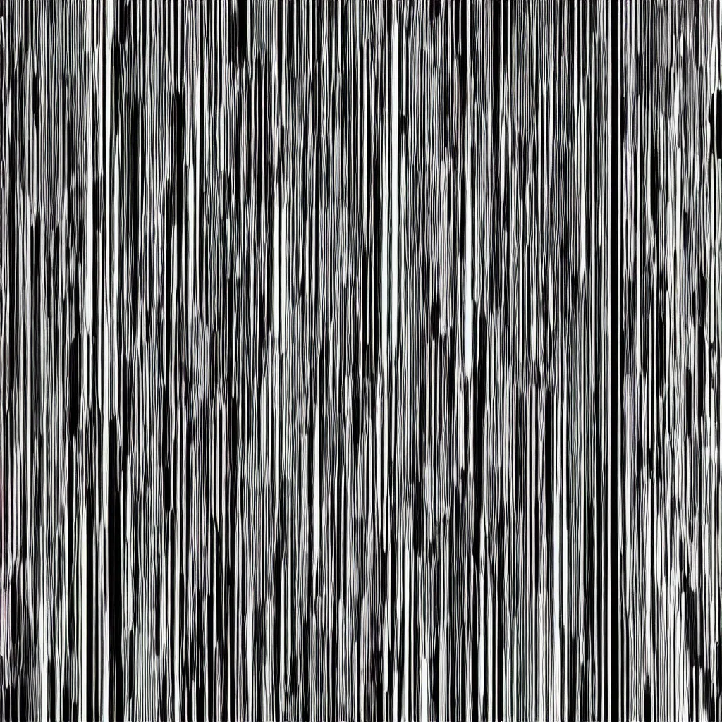 Prompt: barcode distortion